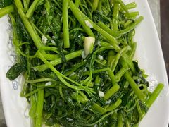 清炒空心菜-四川小胡子海鲜(丁村万人海鲜广场店)