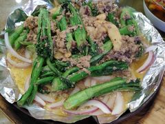 铁板鱼肠菜心-一品美食城(石碣序伦小学店)