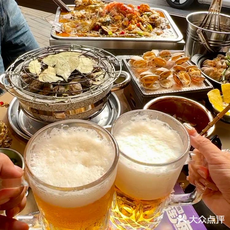 大连海鲜烤鱼！用大连话说！血好歹！！！