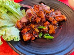 炒烧肉-大树下海鲜饭店