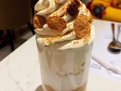 板栗风味蛋糕芋圆拿铁-Deer Park鹿园西餐(仁恒置地广场店)