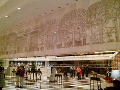 大堂壁画-广州花园酒店