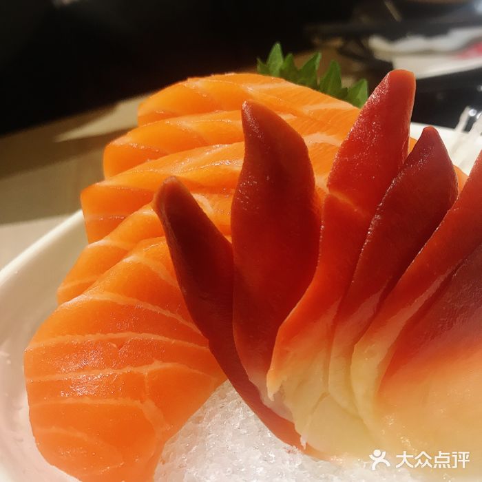 十胜牛和食料理(安达村)三文鱼刺身图片