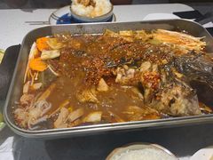 油泼香辣清江鱼-鱼酷活鱼烤鱼(梅江印象城店)