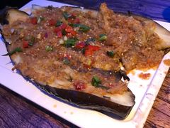 烤茄子-三个蒙古大叔羊肉串(大宁店)