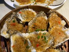 粉丝蒜茸蒸元贝-桥东喜碧海鲜街(水东街店)