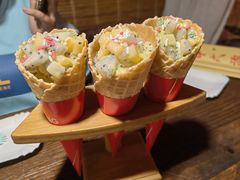 甜筒牛油果沙拉-锦上中式酒馆(南内环店)