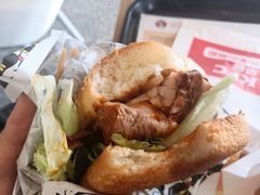 卤辣辣卤鸭鸭风味鸡腿堡-肯德基(巴沟店)