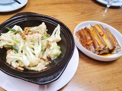 小炒有机菜花-一轩饺子馆(丽都店)