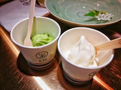抹茶山葵冰激凌-茶是一枝花泡茶店