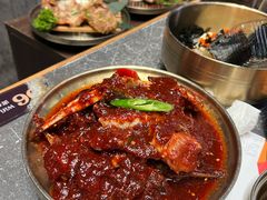 -草家酱蟹炭火烤肉店(珲春南路二店)