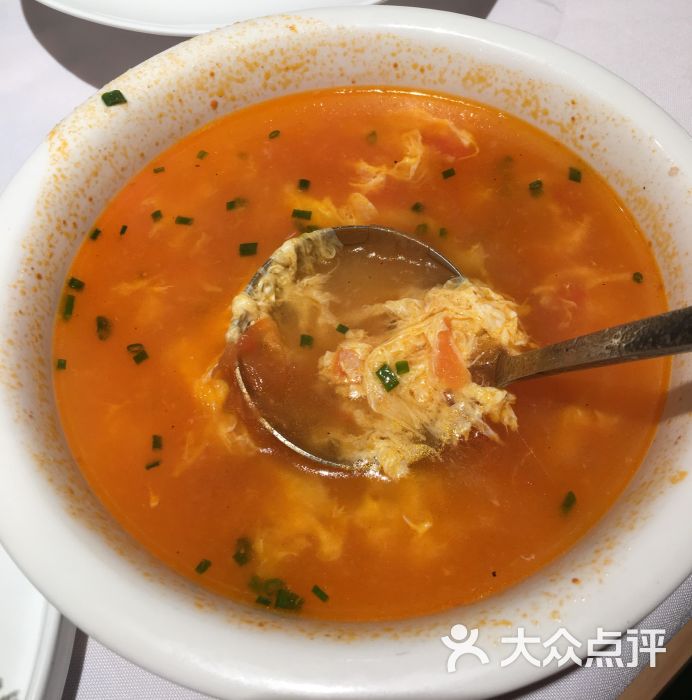 莹燕海鲜-番茄蛋汤图片-上海美食-大众点评网