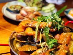 手抓海鲜黄咖喱味-仓库南洋海鲜小排档(柳河路店)