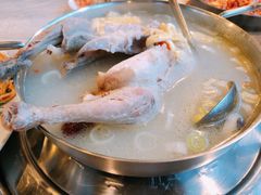 参鸡汤-郑阿姨的家·이모네·韩料&烤肉(武川路店)
