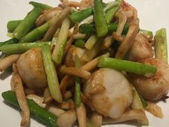 烧汁白玉菇炒带子-尚一汤·粤菜海鲜(环球港店)