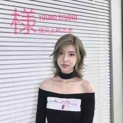 -INS羽毛接发·巴黎画染