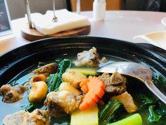 咸骨芥菜煲-新骏景万豪酒店·万豪中餐厅