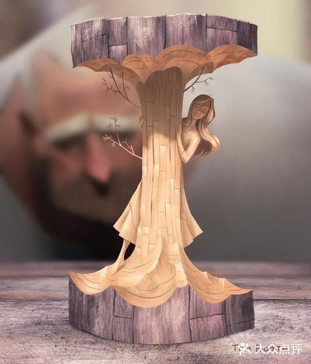 插画中平淡的画面