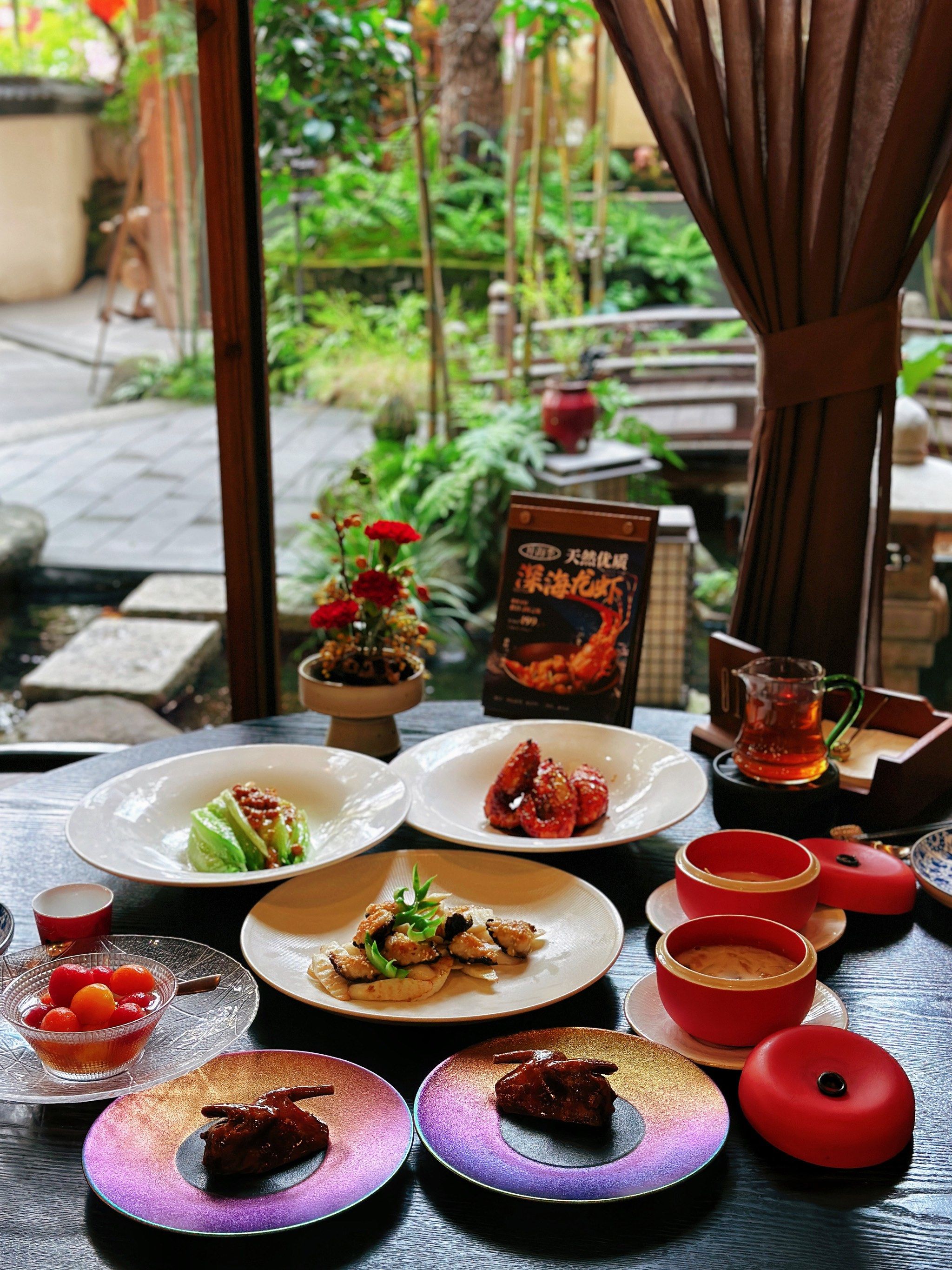 顺德的顺德的.新中式园林私房菜天花板