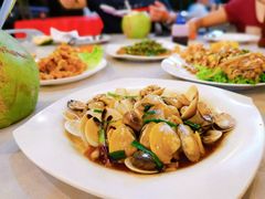葱姜蛤蜊-大树下海鲜饭店