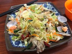海鲜炒粉干-福州人铭小吃
