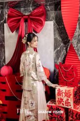-懿沉香中式嫁衣礼服秀禾服龙凤褂马来褂旗袍总店