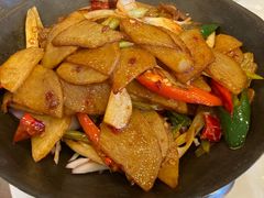 干锅土豆片-北京小肠陈饭庄(方庄店)