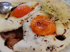 双蛋和牛叉烧饭-食运茶餐厅(文化宫店)