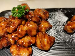 雪花糖醋里脊-绿茶餐厅(西单老佛爷店)