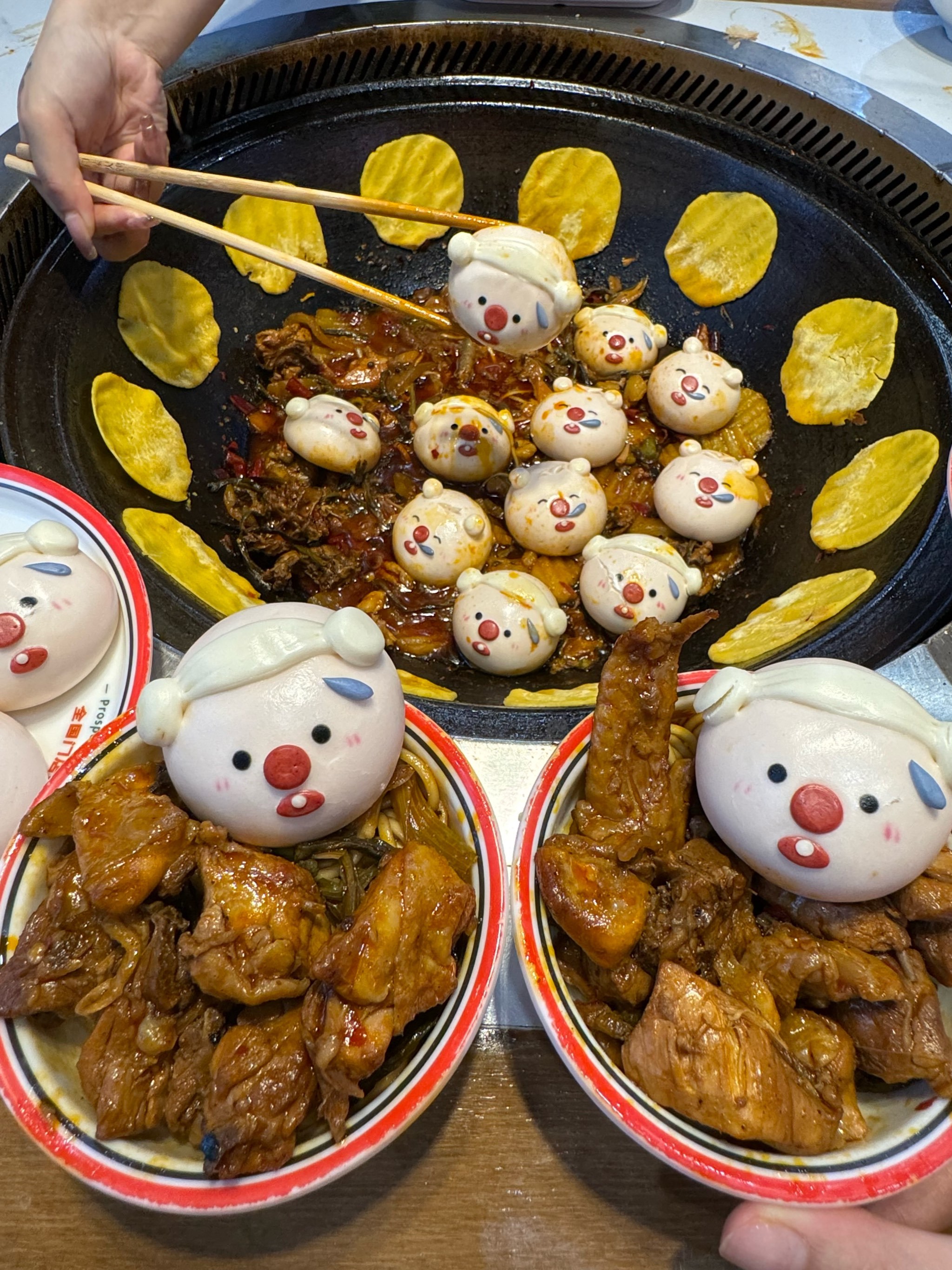 武汉)坐穿地铁4号线去吃的