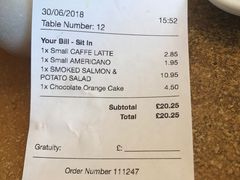 账单-大象咖啡馆