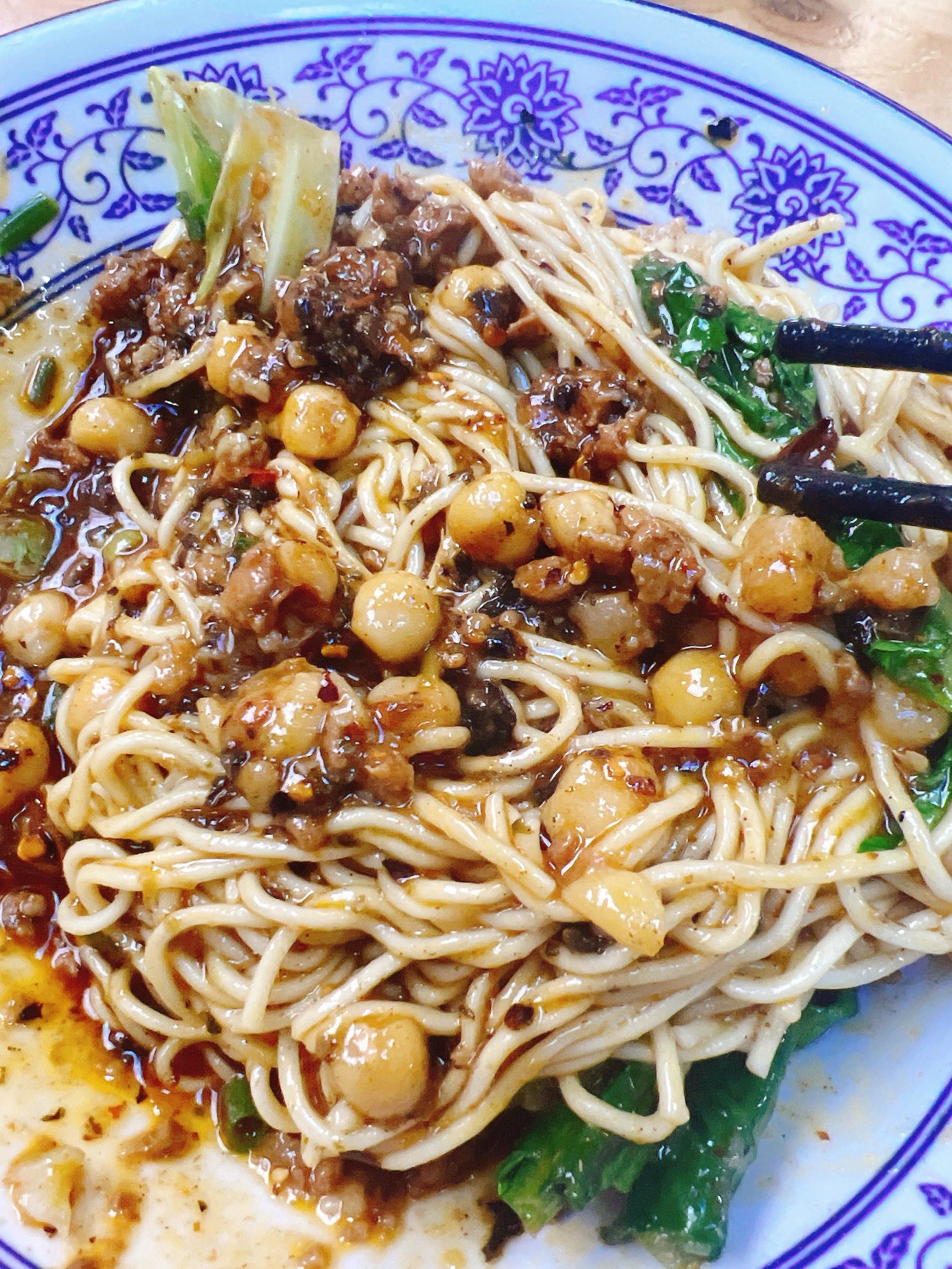 不可抗拒的干溜豌杂面