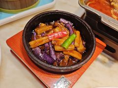 茄条炒年糕-涌上外婆桥(江北万达店)