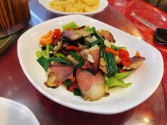 蒜苗炒腊肉-青岩城南旧事·小时候的味道(青岩古镇黑金店)