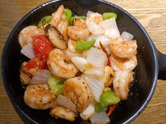 橄榄油爆虾仁-机器人火炉披萨