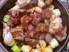 安格斯铁板蒜香牛肉-BROWNSTONE布朗石西班牙餐厅(富城店)