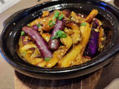 鱼香茄子煲-海口万豪中餐厅·粤菜·海南菜· 平价海鲜·茶点· KTV包房