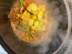 排骨炖豆角土豆-东北人家铁锅炖(水岸帝景店)