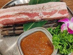 -明洞阿姨·韩式酱蟹烤肉·创意料理(三元桥店)