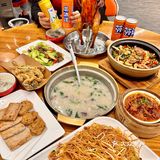 终于来吃猪杂粥和栋企鸡噜，鲜哭了