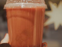 车厘子酸奶波波冰-喜茶(迪士尼小镇DP店)