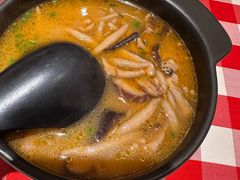 蘑菇汤莜面鱼鱼-西贝(吴江路湟普汇店)