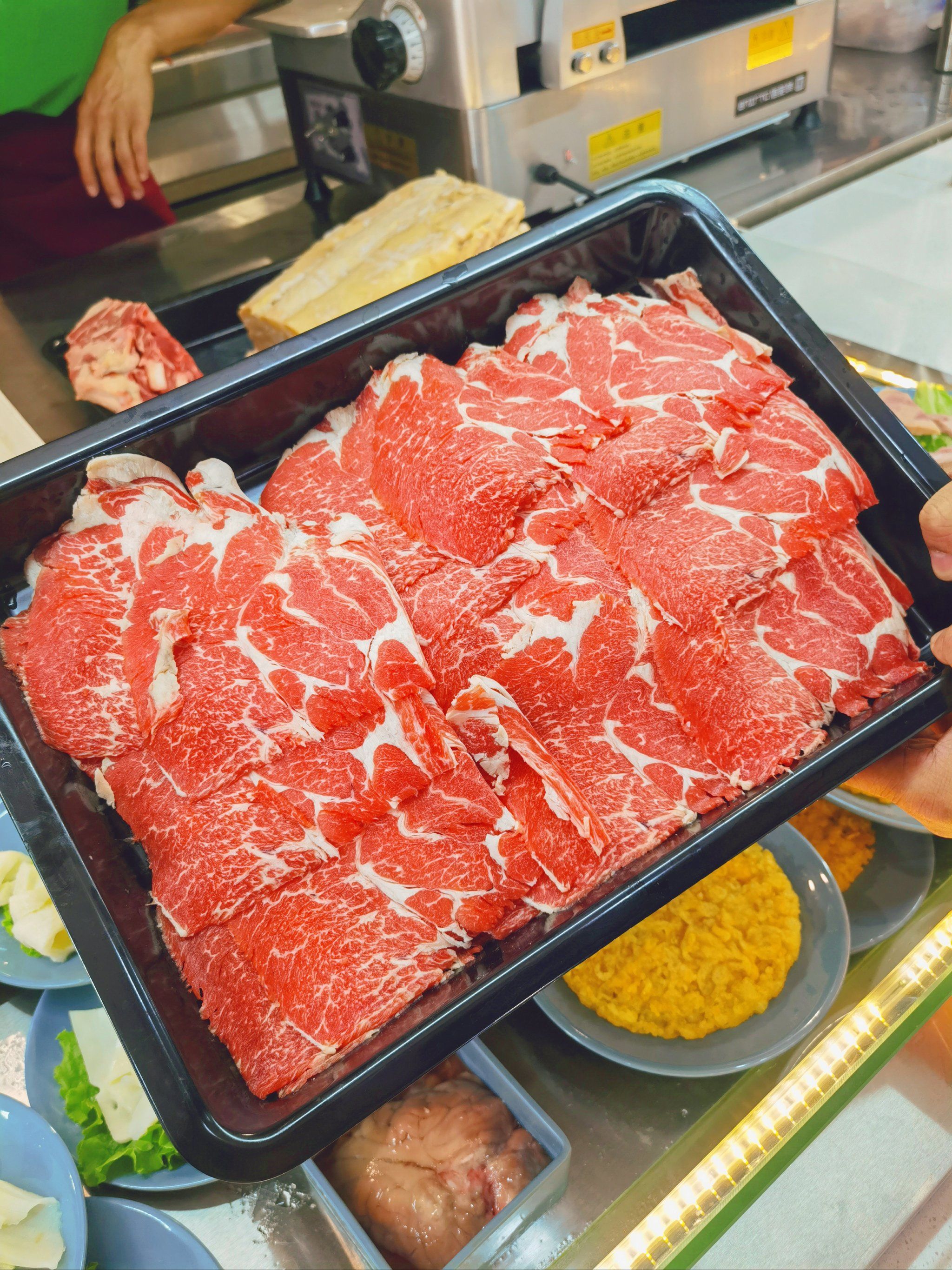 实现鲜切牛肉自由
