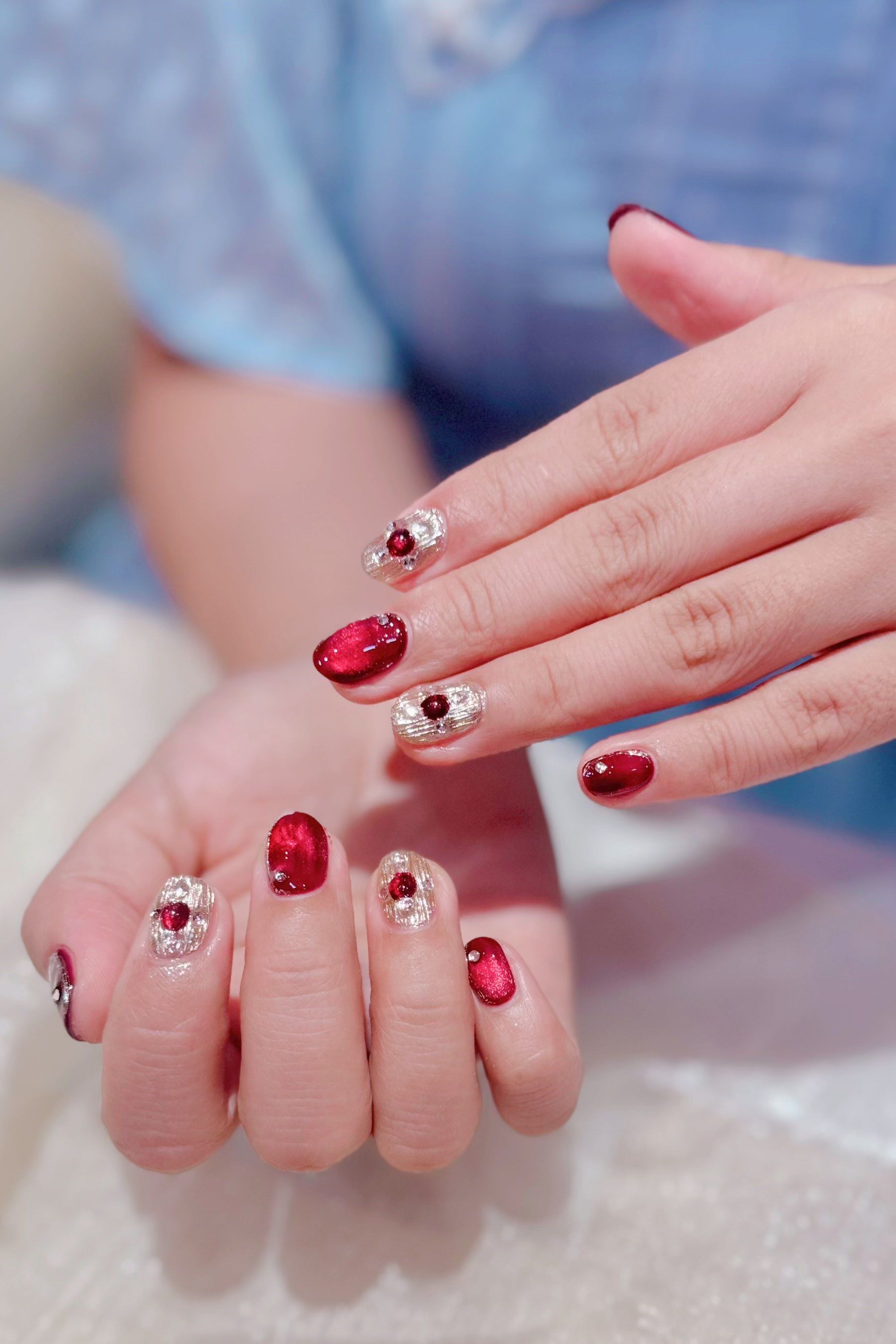 做个招财的美甲💅🏻过金秋啦‼️