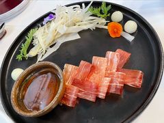 三年金钱火腿配大理手撕乳扇-泓0871臻选云南菜·味庄
