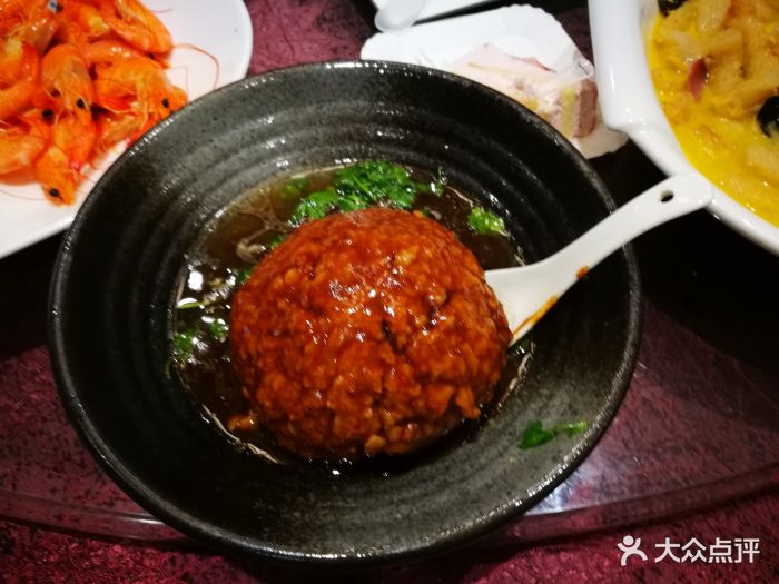 江苏饭店中餐厅狮子头图片 - 第1张