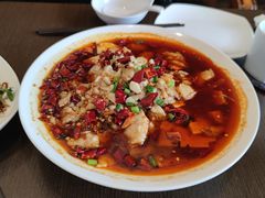 炝锅辣鱼片-老牌坊鲁菜名店(宽厚里店)