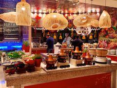 火锅台-咖啡苑自助餐厅·中国大饭店
