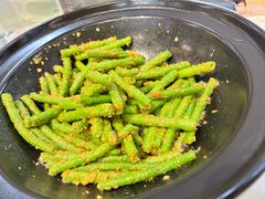 砂锅咸蛋啫豆角-阿四台山黄鳝饭(东门店)