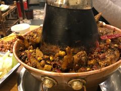 -超越炭火牛蛙火锅鸡(河东店)